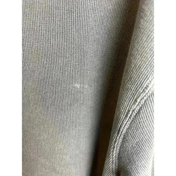 Woolrich Men's Ribbed Quarter Zip Pullover Gray Size L - Picture 2 of 8